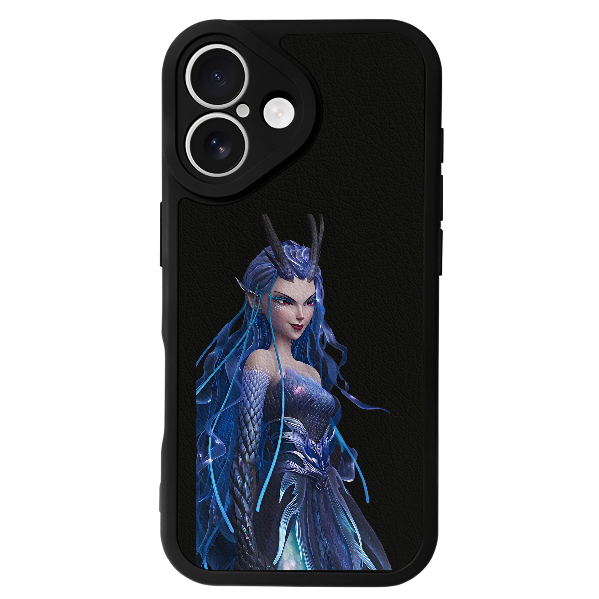 （画像用） Ne Zha 2 ナタ 魔童の大暴れ 【iPhone 16シリーズ対応】シリコンスマホケース（レザー調） 材質：シリコン